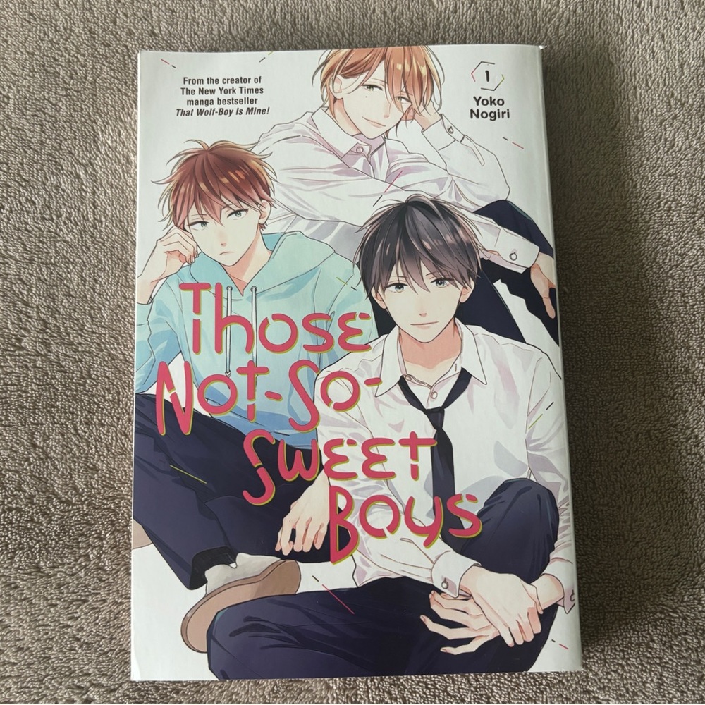 Those Not-So-Sweet Boys: manga; Vol 1-4
